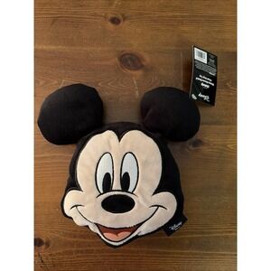 Disney Chewy Mickey Mouse Round Plush Dog Toy Crinkles/Squeaks 8.5" NWT